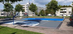 Tennis en basketbalveld De Esch Rotterdam